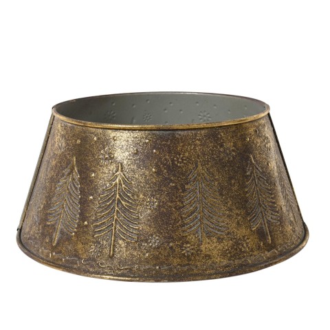 BASE ALBERO METALLO ORO DECORATO D.70 H.27